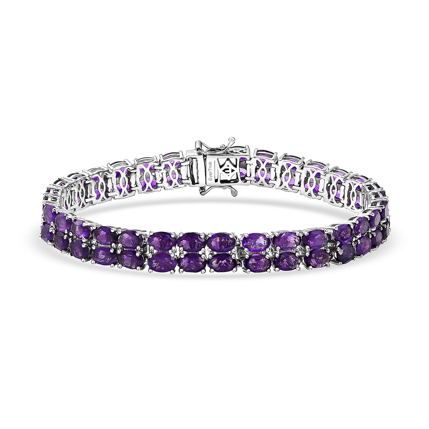 Buy Doorbuster EverTrue African Amethyst 21.85 ctw Two Row Carpet