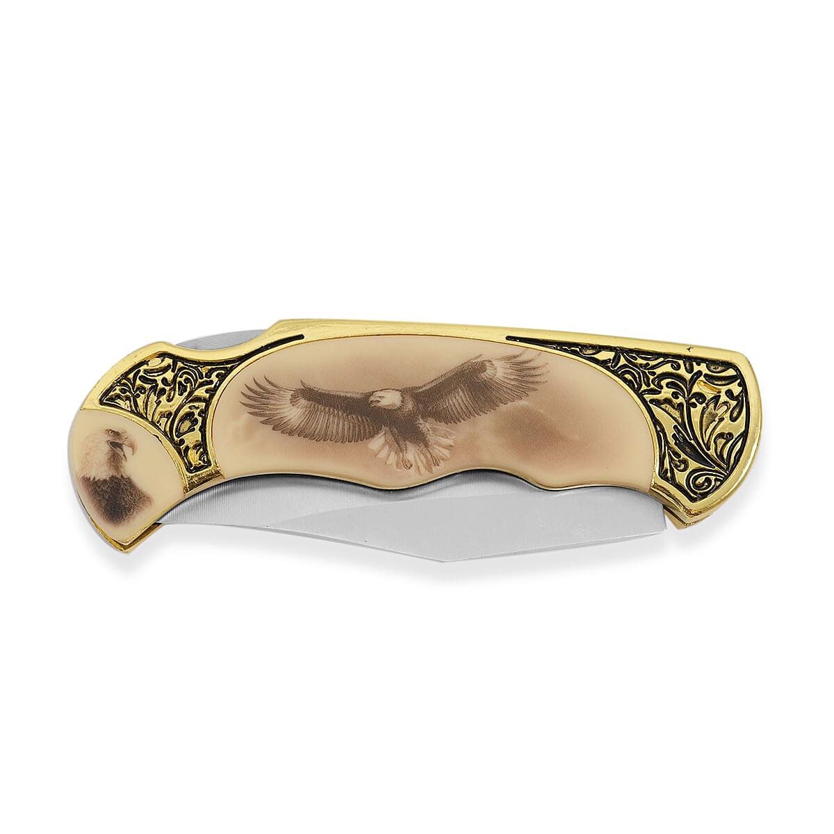 Closeout 4.75 Eagle Folding Knife with Gift Box image number 3