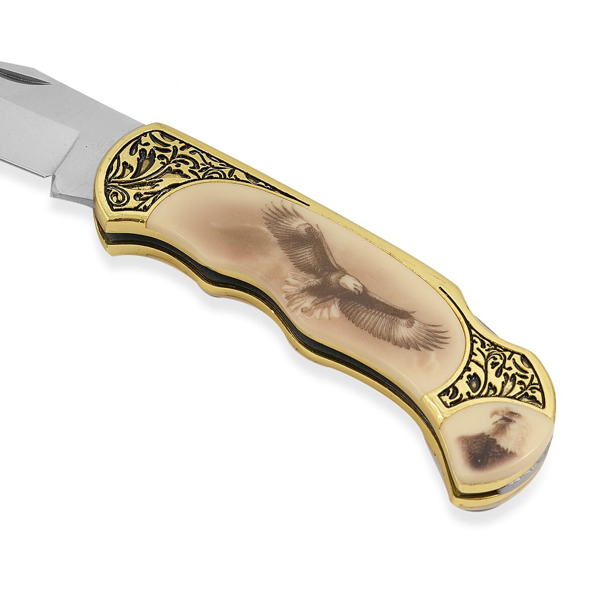 Closeout 4.75 Eagle Folding Knife with Gift Box image number 4