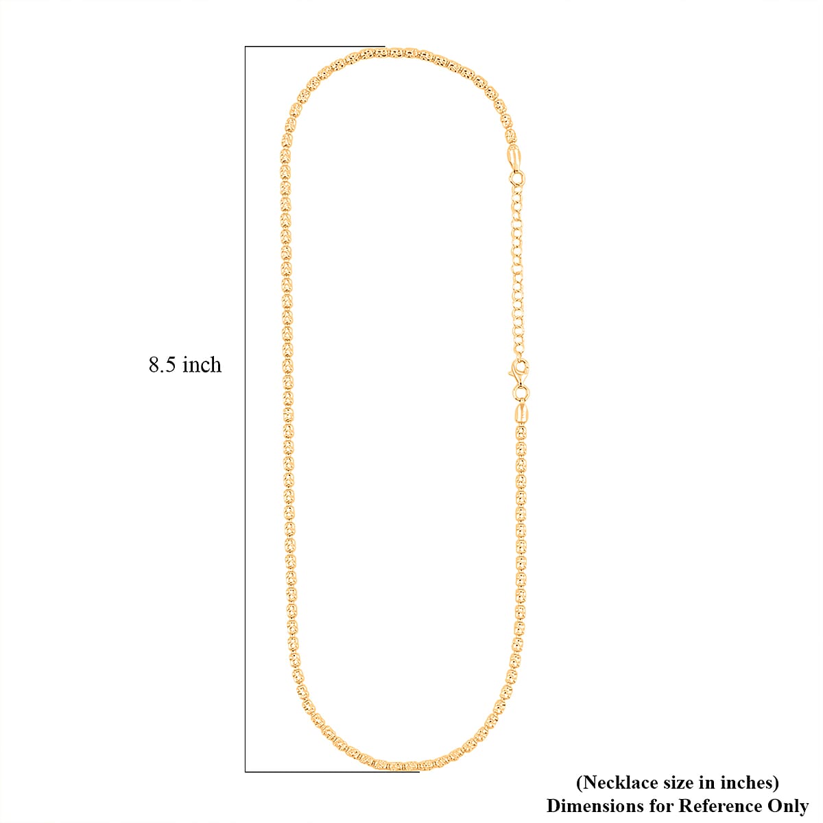 Italian Typhoon Chain Necklace in 14K Yellow Gold Over Sterling Silver 11.88 Grams 18-20 Inches image number 6