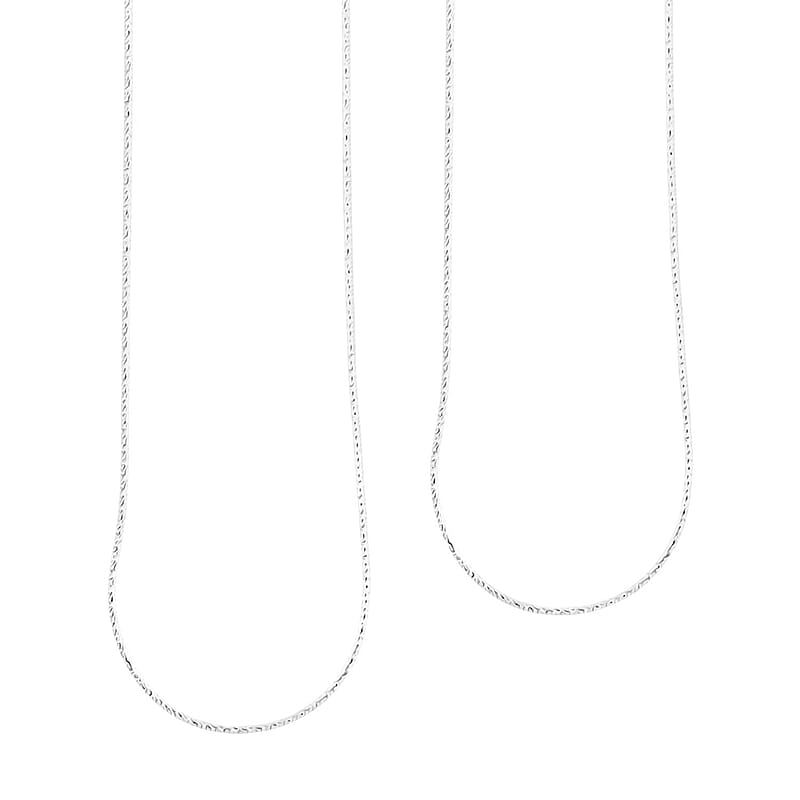 Italian 1.8mm Snake Chain Necklace in Sterling Silver 4.20 Grams 18 Inches