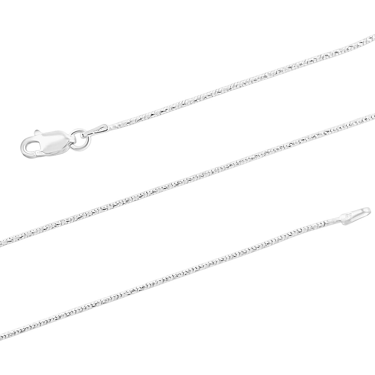 Italian 1.8mm Snake Chain Necklace in Sterling Silver 4.20 Grams 18 Inches image number 5