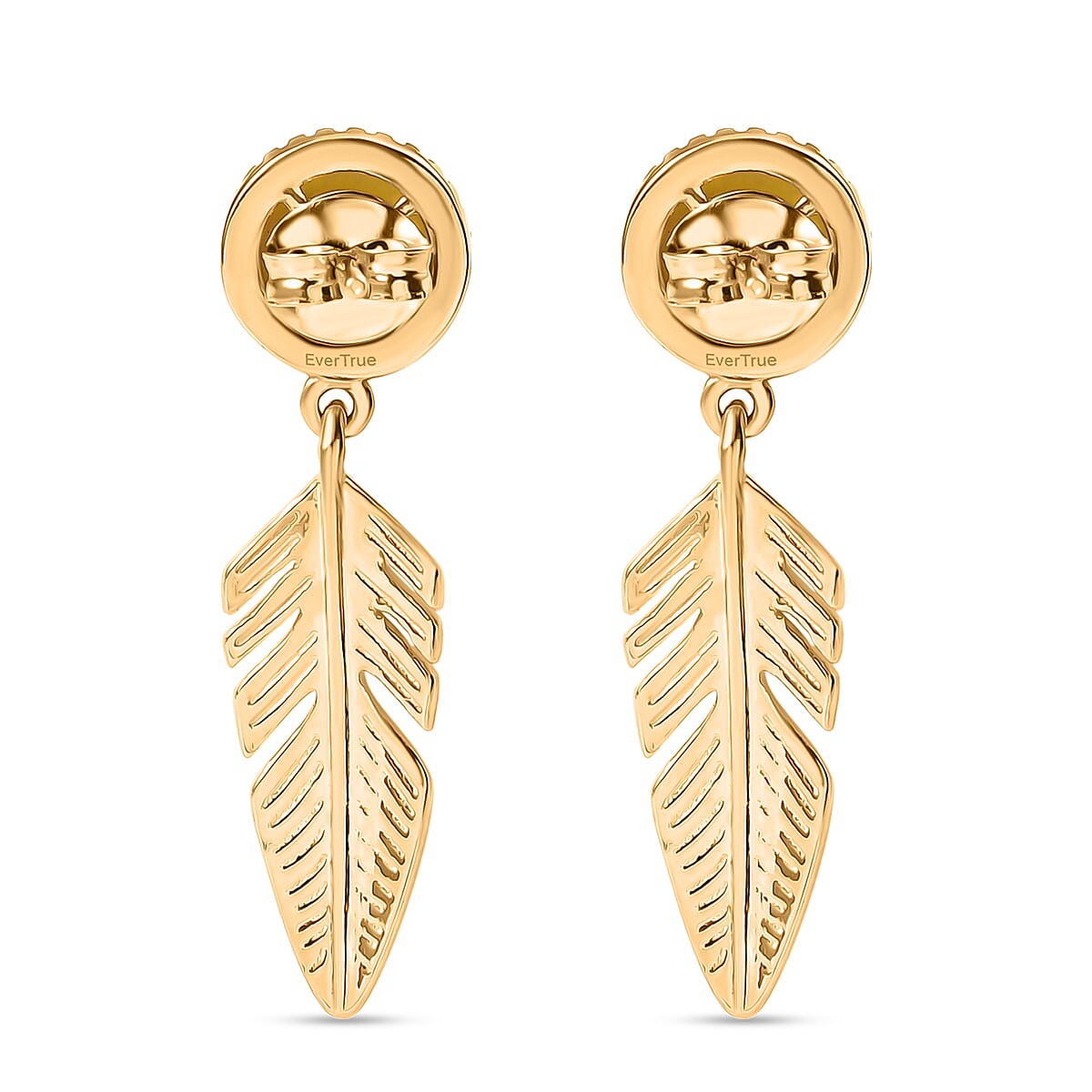 EverTrue Connemara Marble 4.30 ctw Earrings in 18K YG Plated