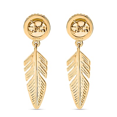 EverTrue Connemara Marble 4.30 ctw Earrings in 18K YG Plated