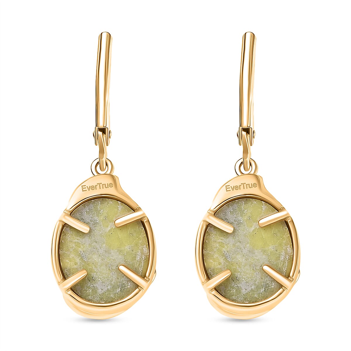 EverTrue Connemara Marble 10.85 ctw Earrings in 18K YG Plated