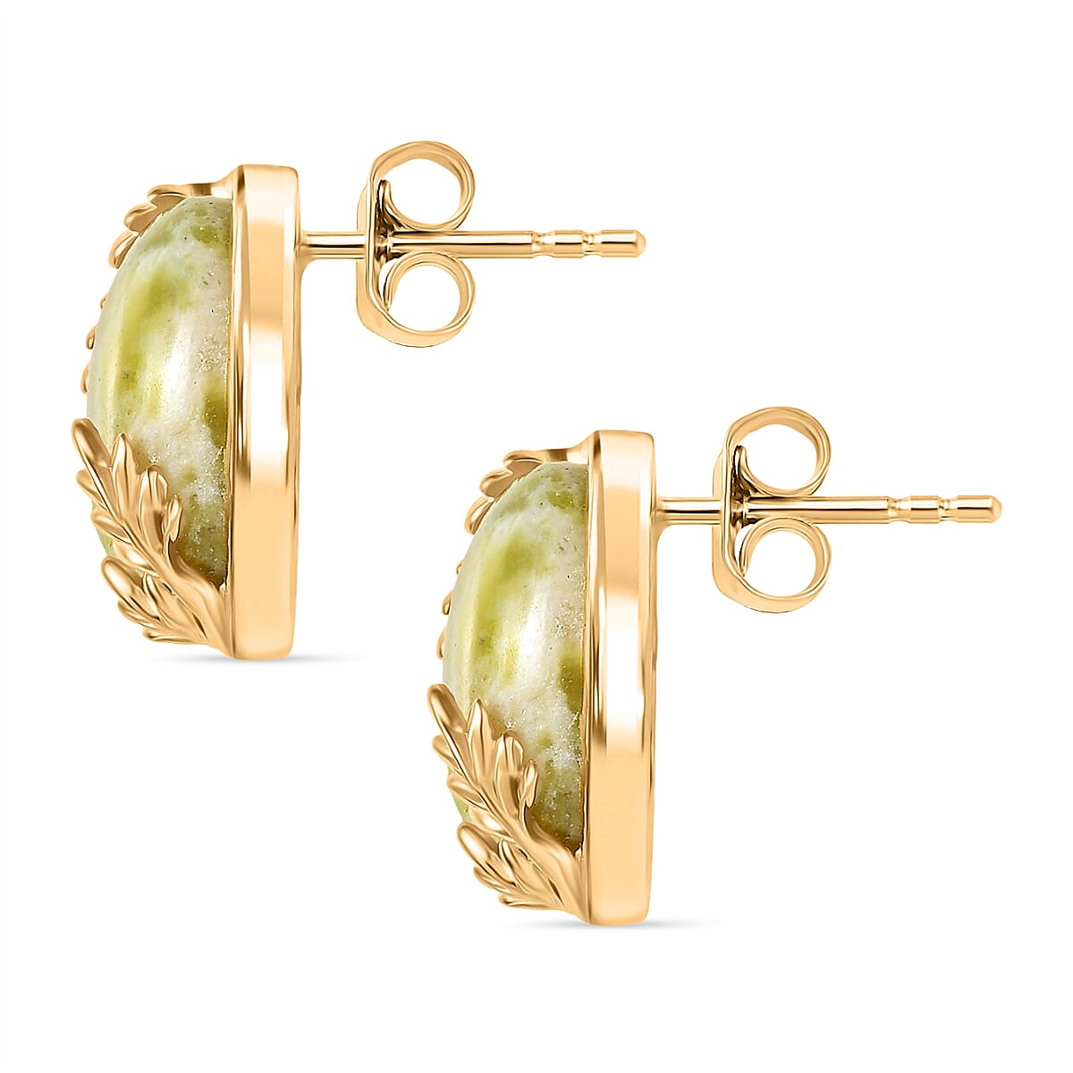 EverTrue Connemara Marble 12.60 ctw Earrings in 18K YG Plated
