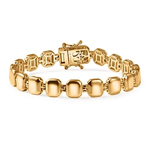 EverTrue Bronzella Collection Bracelet in 18K Yellow Gold Plated Bronze (6.50 In)