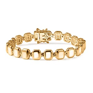 EverTrue Bronzella Collection Bracelet in 18K Yellow Gold Plated Bronze (7.25 In)