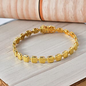 EverTrue Bronzella Collection Bracelet in 18K Yellow Gold Plated Bronze (7.25 In)