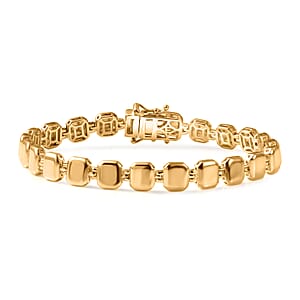 EverTrue Bronzella Collection Bracelet in 18K Yellow Gold Plated Bronze (8.00 In)
