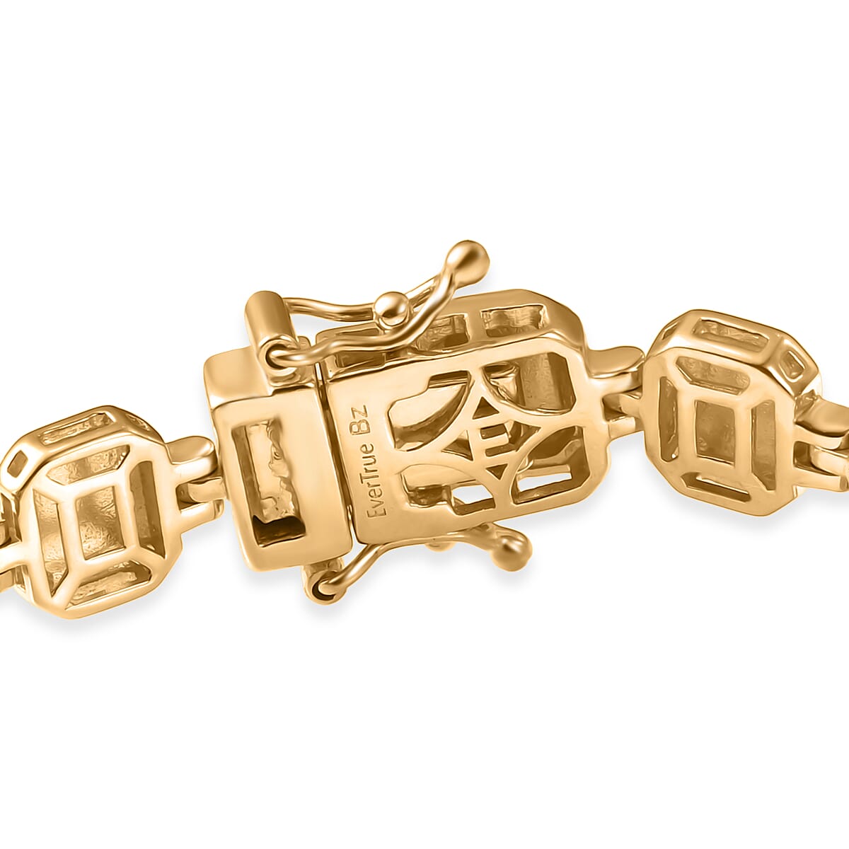 EverTrue Bronzella Collection Bracelet in 18K Yellow Gold Plated Bronze (8.00 In) image number 3