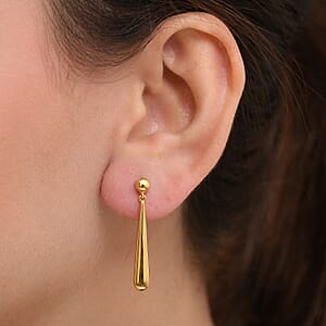 EverTrue Bronzella Collection Drop Earrings in 18K YG Plated Bronze