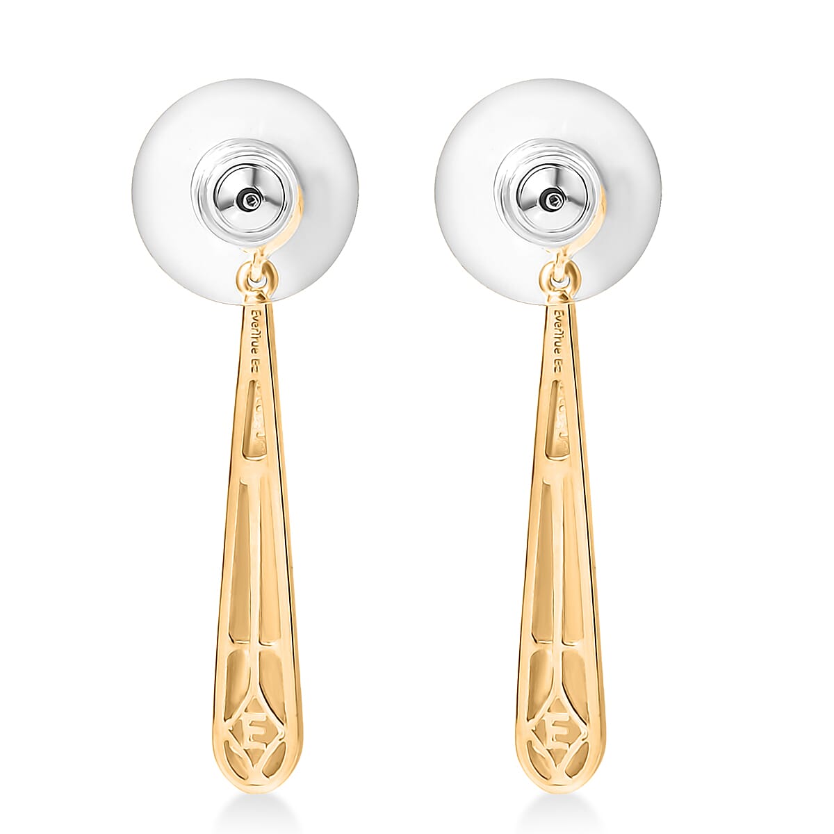 EverTrue Bronzella Collection Drop Earrings in 18K YG Plated Bronze image number 3