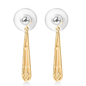 EverTrue Bronzella Collection Drop Earrings in 18K YG Plated Bronze