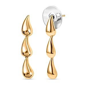 EverTrue Bronzella Collection Water Drop Earrings in 18K YG Plated Bronze