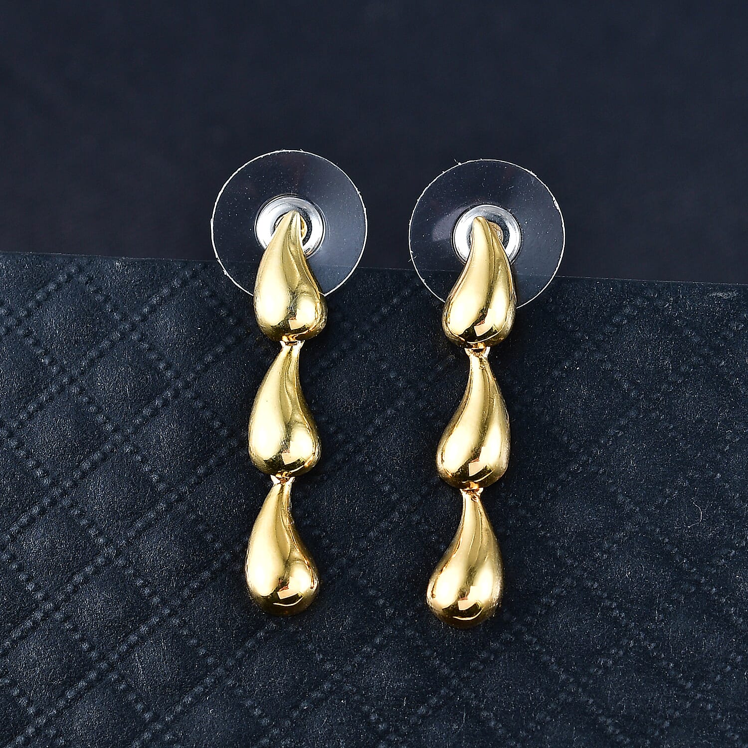 EverTrue Bronzella Collection Water Drop Earrings in 18K YG Plated Bronze