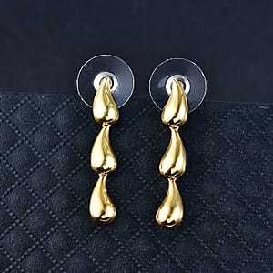 EverTrue Bronzella Collection Water Drop Earrings in 18K YG Plated Bronze
