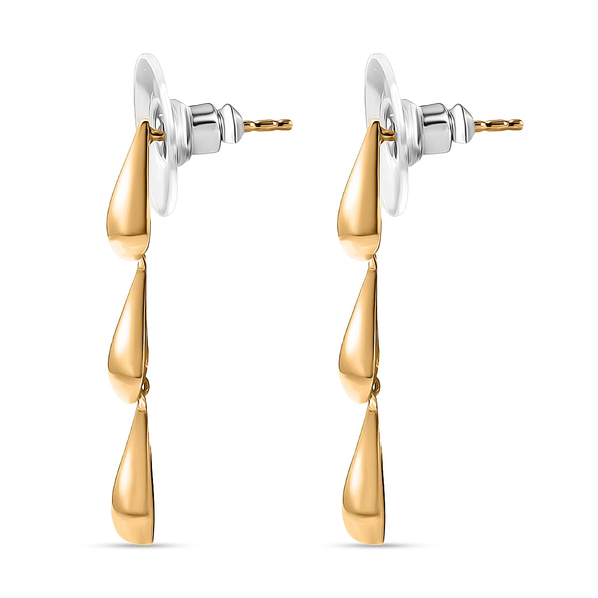 EverTrue Bronzella Collection Water Drop Earrings in 18K YG Plated Bronze