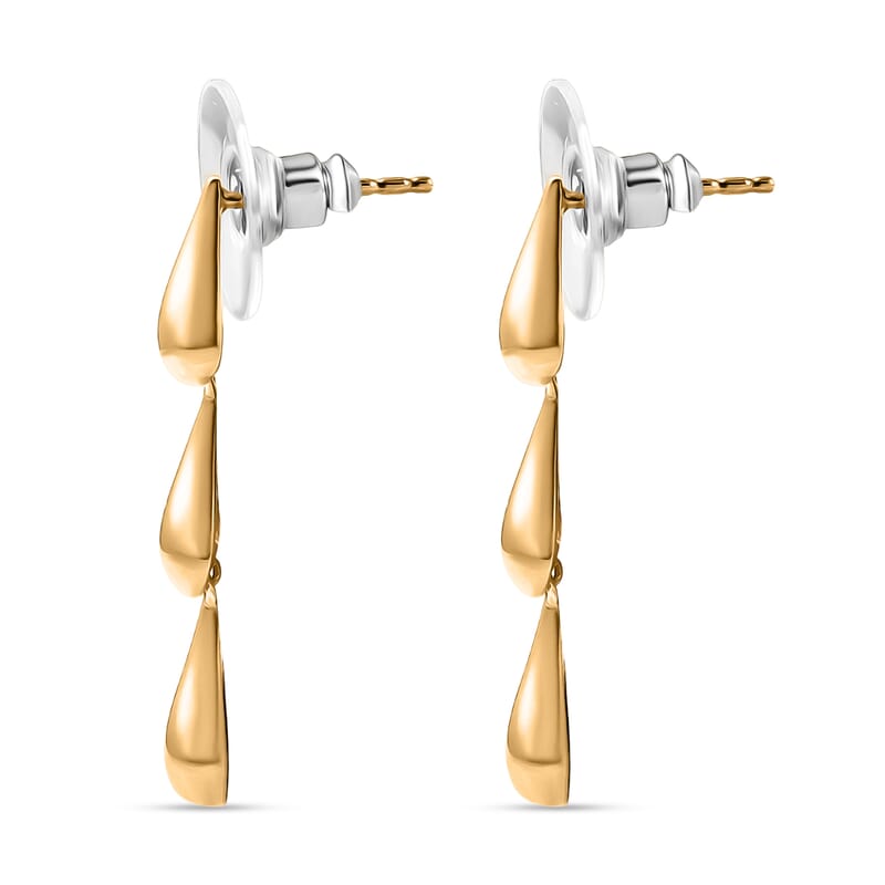 EverTrue Bronzella Collection Water Drop Earrings in 18K YG Plated Bronze