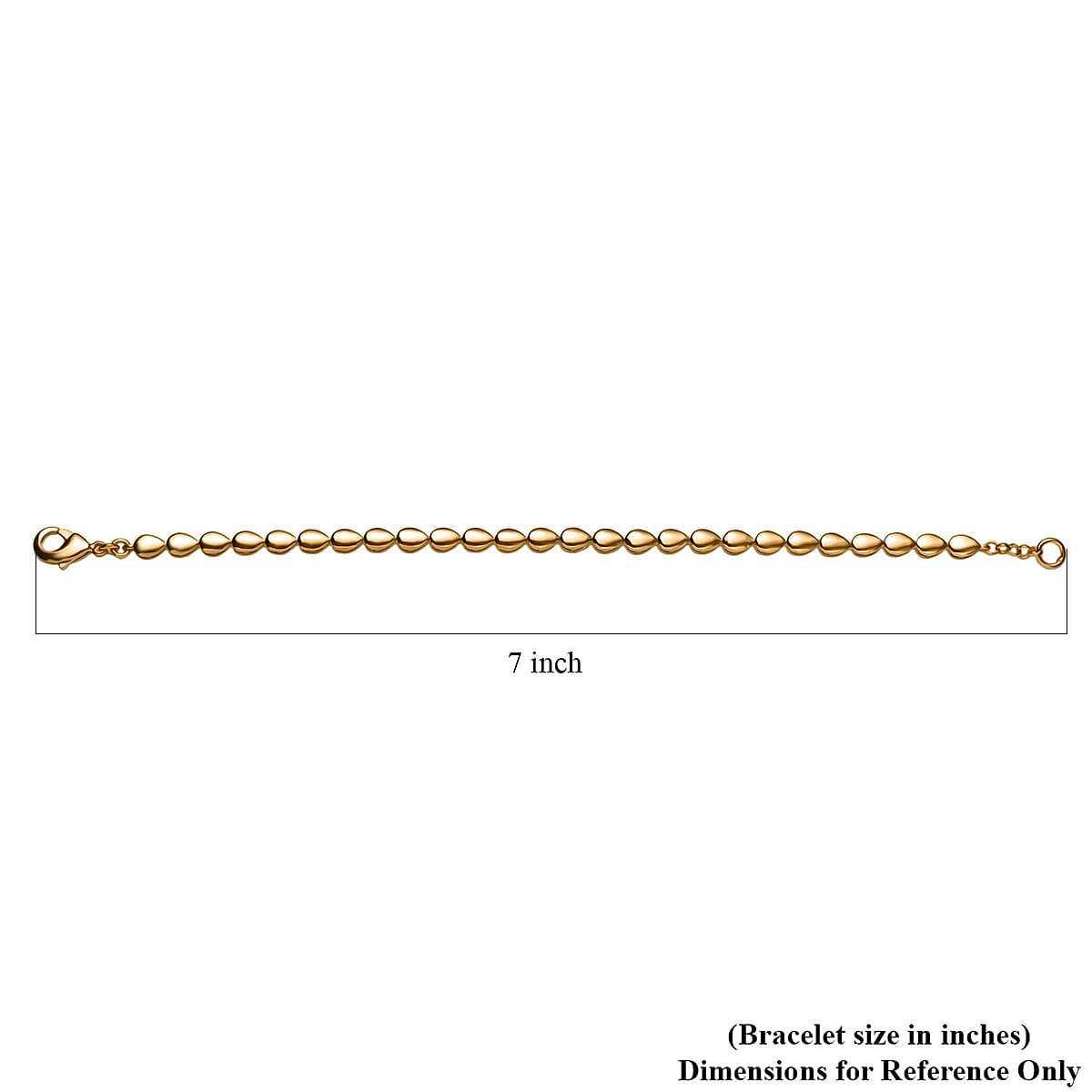 EverTrue Bronzella Collection Dewdrop Harmony Bracelet in 18K YG Plated Bronze (6.50 In) image number 4