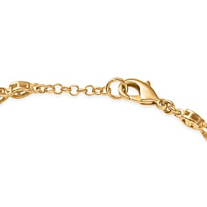 EverTrue Bronzella Collection Dewdrop Harmony Bracelet in 18K YG Plated Bronze (7.25 In)