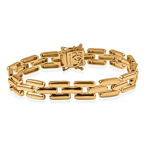 EverTrue Bronzella Collection Bracelet in 18K Yellow Gold Plated Bronze (8.00 In)