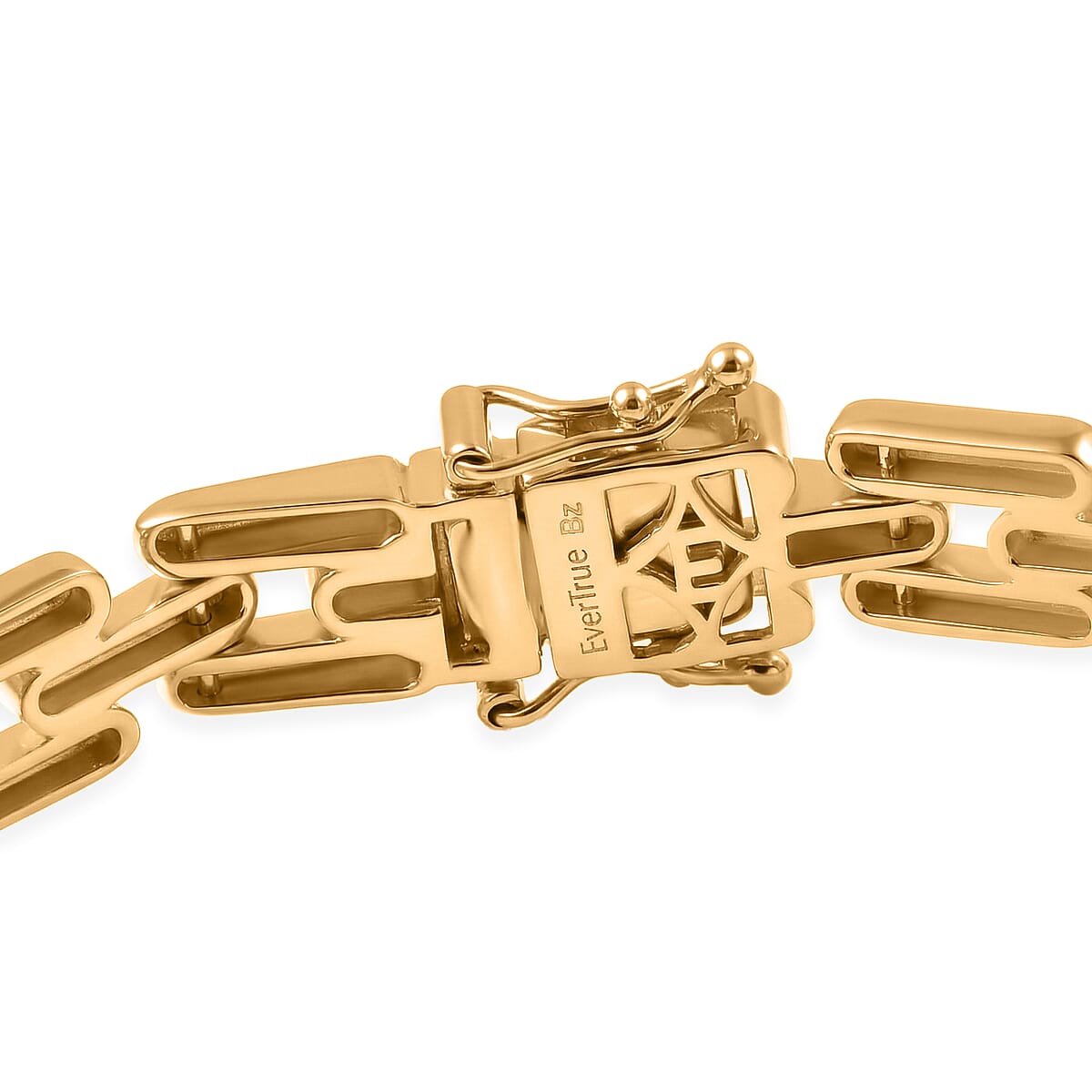 EverTrue Bronzella Collection Bracelet in 18K Yellow Gold Plated Bronze (8.00 In) image number 3