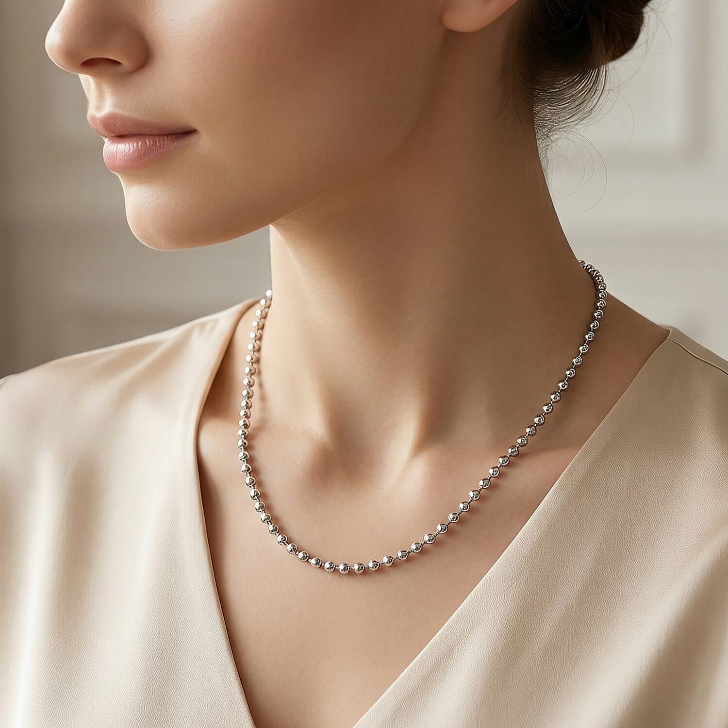 Necklace in Stainless Steel 20 Inches