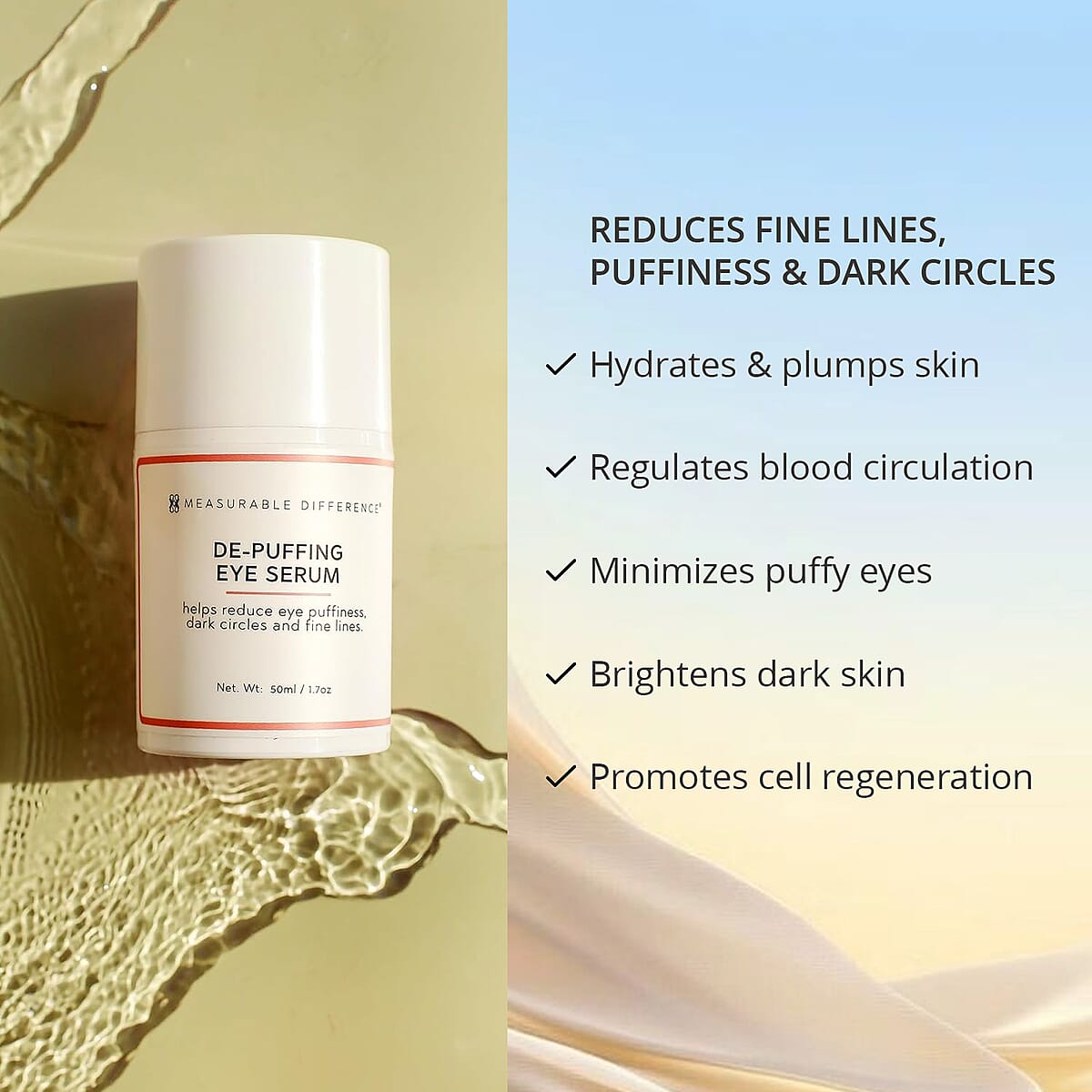 Measurable Difference Eye De-Puffing Serum 1.7oz image number 3