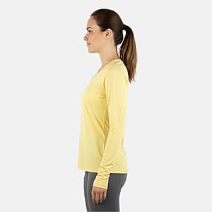 CLOSEOUT JONES NEW YORK Sunshine Fitted Power Mesh Wicking Pullover Long Sleeve - M