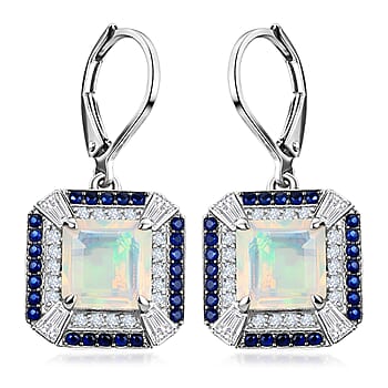 Ethiopian Welo Opal & Ceylon Blue Sapphire - Product card gallery slide 1 (10184701018425)