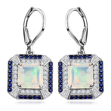 Ethiopian Welo Opal & Ceylon Blue Sapphire - Product card gallery slide 1 (10184701018425)
