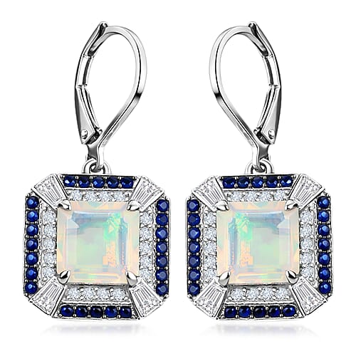 Ethiopian Welo Opal & Ceylon Blue Sapphire - Product card gallery slide 1 (10184701018425)