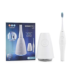 Closeout TAO Clean Sonic Pro UV Toothbrush with Germ Shield Sanitizer and 3 Replacement Brush Heads