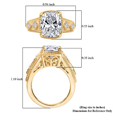 Yellow Gold Over Sterling Silver / 5 - Product card gallery slide 4 (10178277933369)