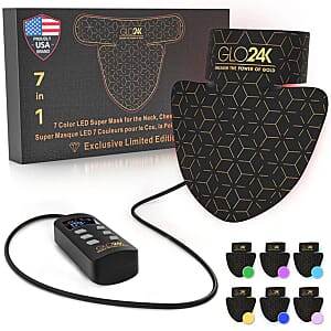 Doorbuster GLO24K 7 Color LED Super Mask for the Neck, Chest & Décolleté (Lifetime Warranty)