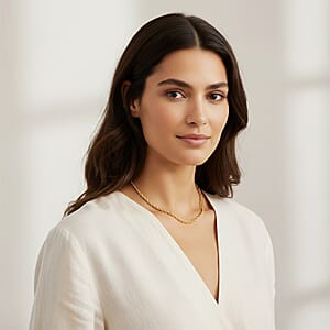 Rope Chain Necklace in 10K Yellow Gold 5.80 Grams 24 Inches