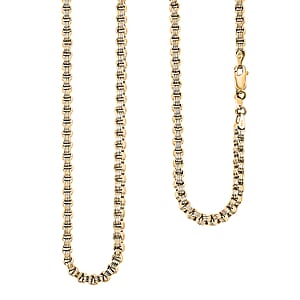 3.2mm Byzantine Chain Necklace in 10K Yellow Gold 11 Grams 24 Inches
