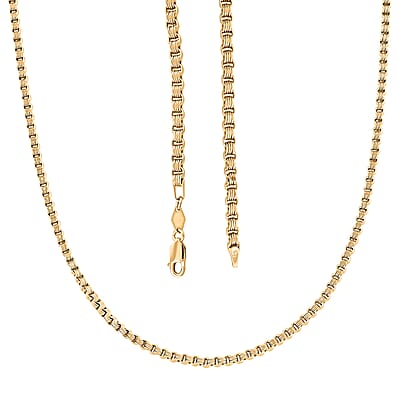 3.2mm Byzantine Chain Necklace in 10K Yellow Gold 11 Grams 24 Inches