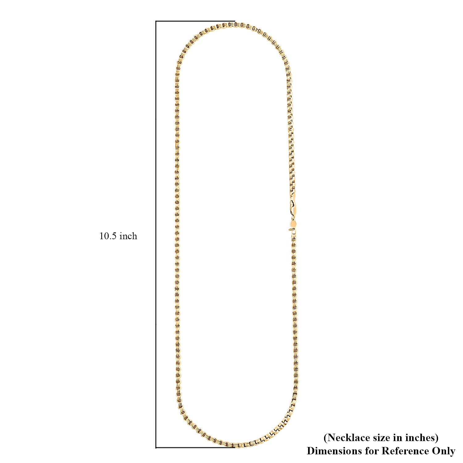 3.2mm Byzantine Chain Necklace in 10K Yellow Gold 11 Grams 24 Inches