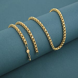 3.2mm Byzantine Chain Necklace in 10K Yellow Gold 11.4 Grams 26 Inches