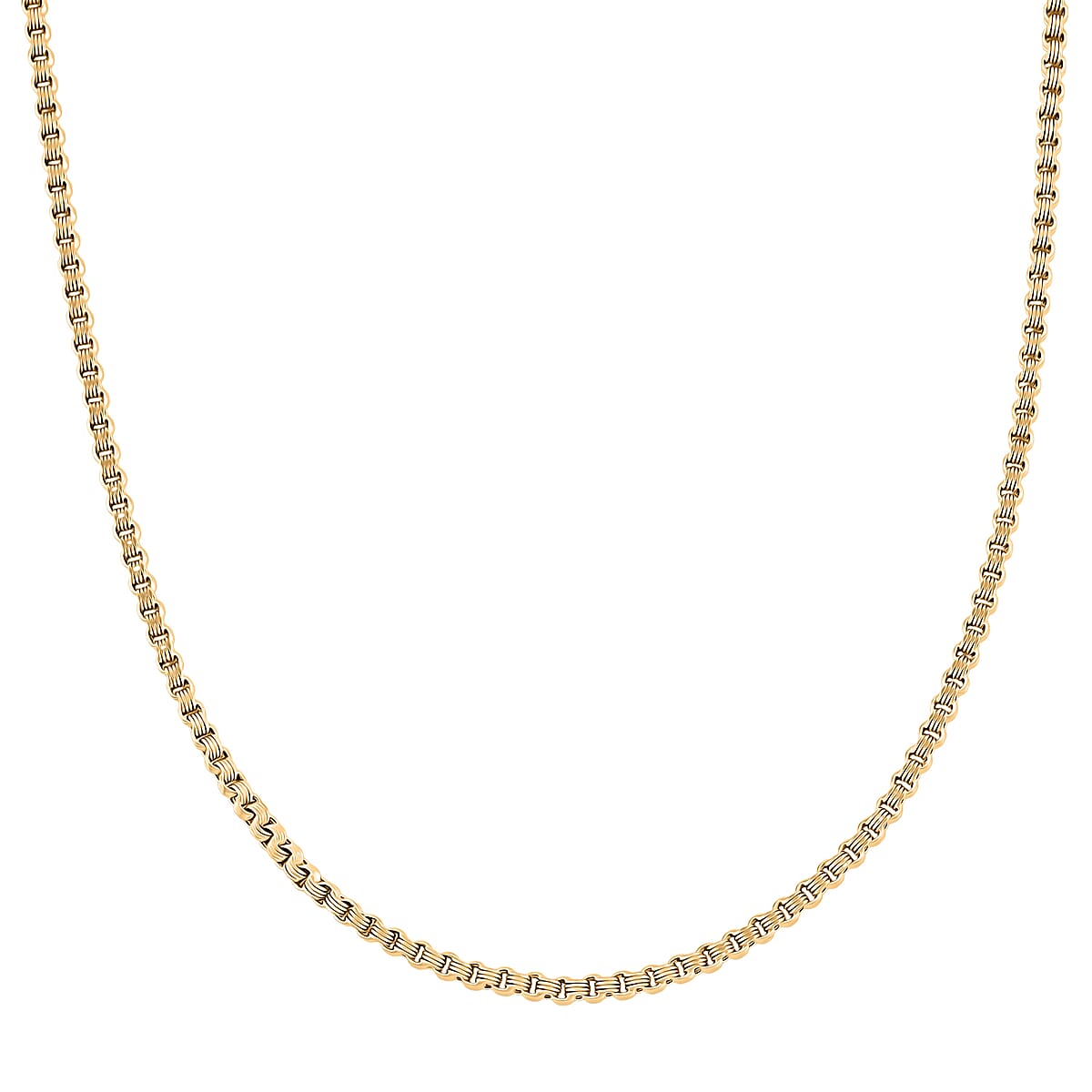 3.2mm Byzantine Chain Necklace in 10K Yellow Gold 11.4 Grams 26 Inches image number 3