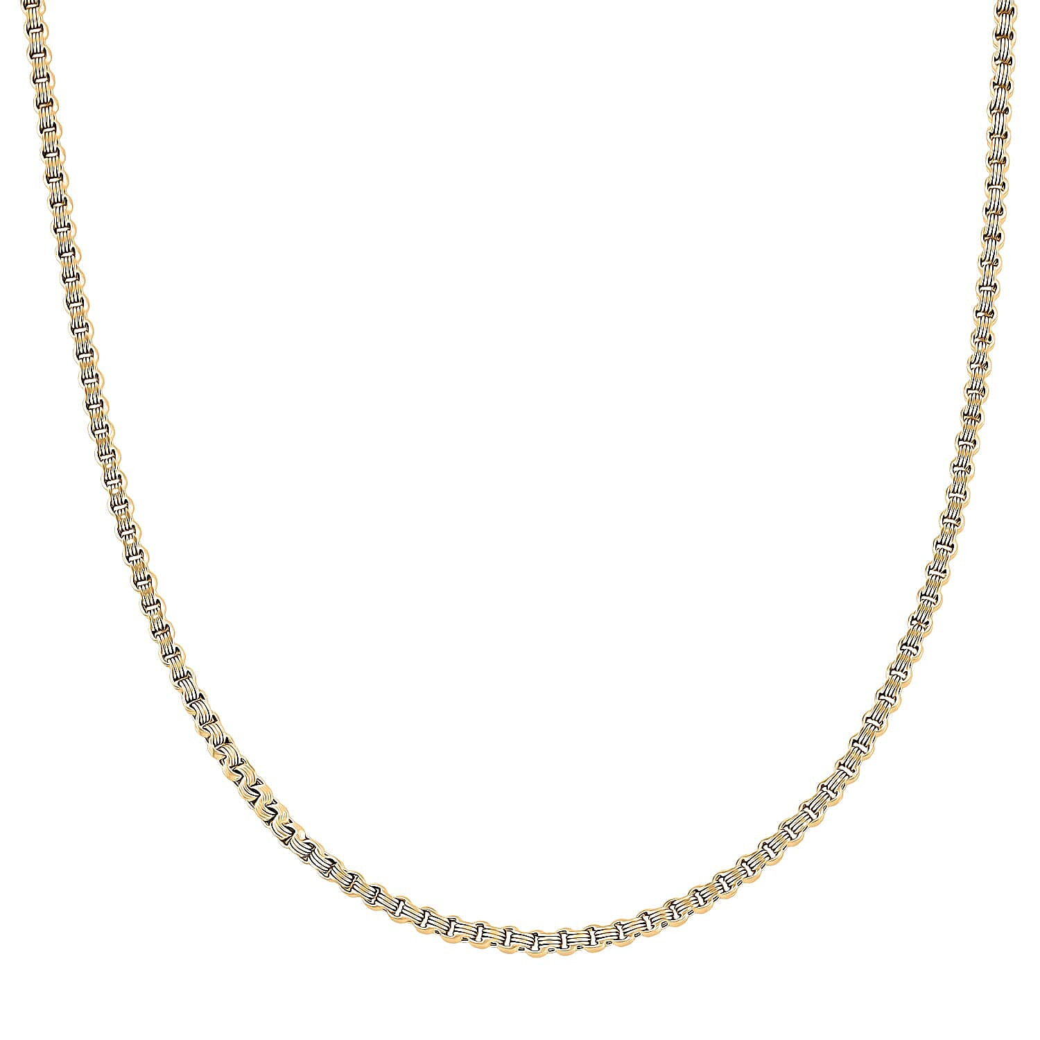 3.2mm Byzantine Chain Necklace in 10K Yellow Gold 11.4 Grams 26 Inches