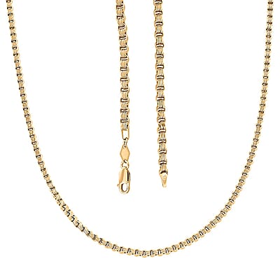 3.2mm Byzantine Chain Necklace in 10K Yellow Gold 11.4 Grams 26 Inches
