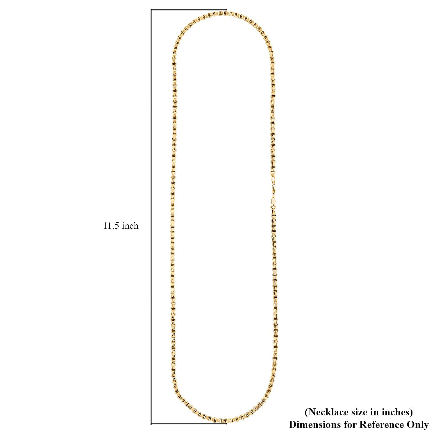 3.2mm Byzantine Chain Necklace in 10K Yellow Gold 11.4 Grams 26 Inches