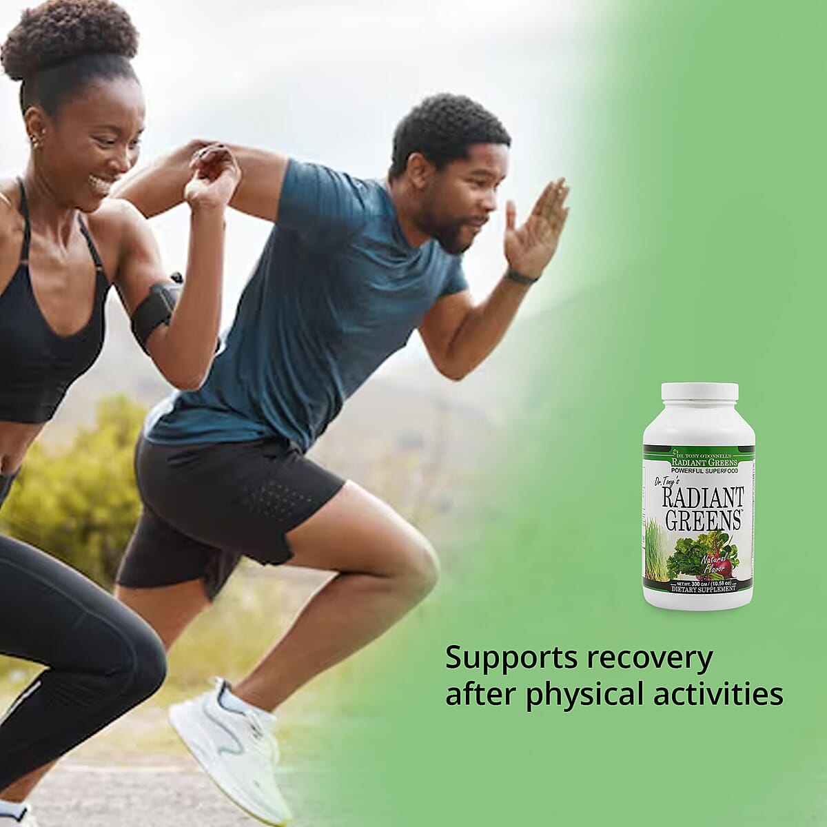 Radiant Greens Dr. Tonys Natural Flavor Dietary Supplement 10.58oz image number 5