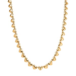 EverTrue Bronzella Collection Line Necklace in 18K YG Plated Bronze 18-20 Inches 