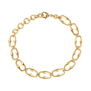 Doorbuster EverTrue Bronzella Collection Link Bracelet in 18K YG Plated Bronze (8.00 In)