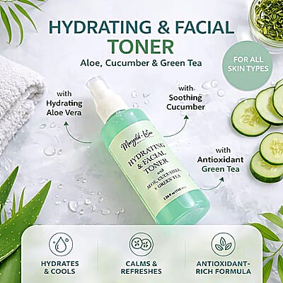 Marigold & Lotus Hydrating & Facial Toner Duo 3.3oz