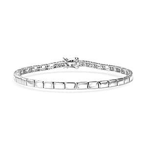 Rhapsody Bar Linking Bracelet in 950 Platinum (7.25 In) 9.30 Grams